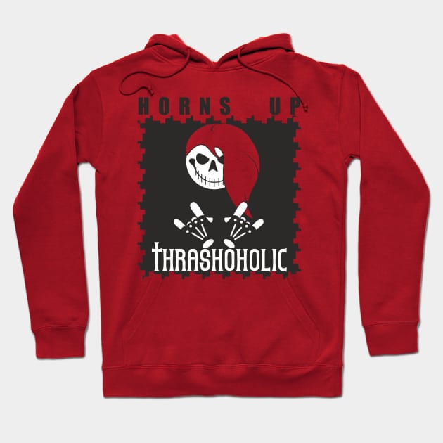 Thrashoholic Hoodie by aceofspace